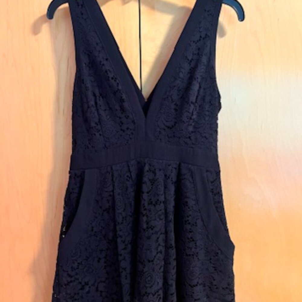 NWOT Free People Black lace dress - Picture 4 of 8